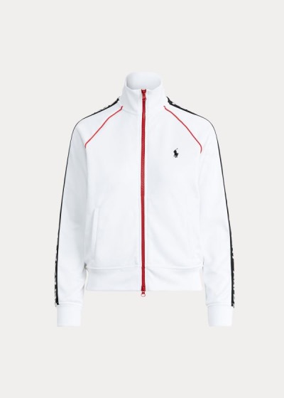 Chaqueta De Chándal Polo Ralph Lauren Mujer Blancos - Fleece - QXMNH8960